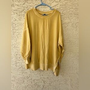 Yellow Old Navy Oversized Sweatshirt 3x